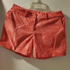 Nike Flex Dri Fit 4.5" Golf Shorts-Womens 884930-686-Abtract Pink/red print-NWT